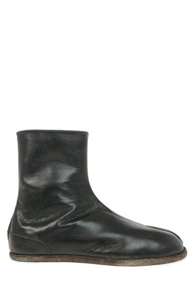 Maison Margiela Men's Black Leather Ankle Boots