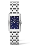 Longines Dolcevita Glitter Dial Bracelet Watch, 23mm X 37mm In Blue