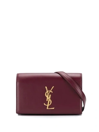 Saint Laurent Kate Belt Bag In Red