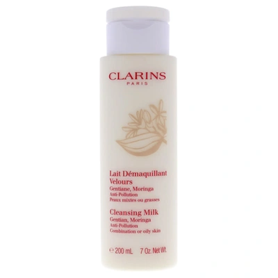 Clarins Anti-pollution Gentian & Moringa Combination/oily Cleansing Milk In N,a