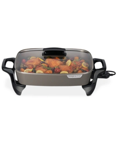 Presto 06856 16" Ceramic Electric Skillet In Grey