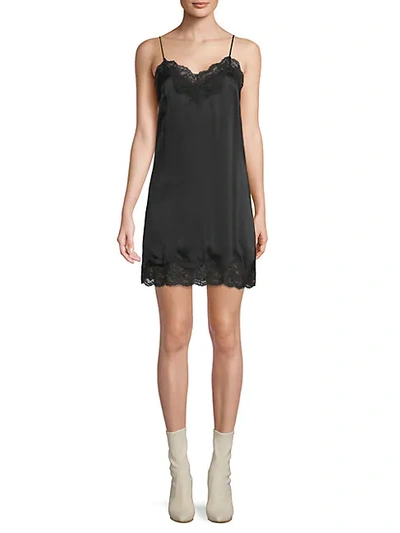 Alice And Olivia Brighton Lace Trimmed Slip Dress
