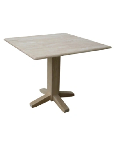 International Concepts Dual Drop Leaf Dining Table - Square In No Color