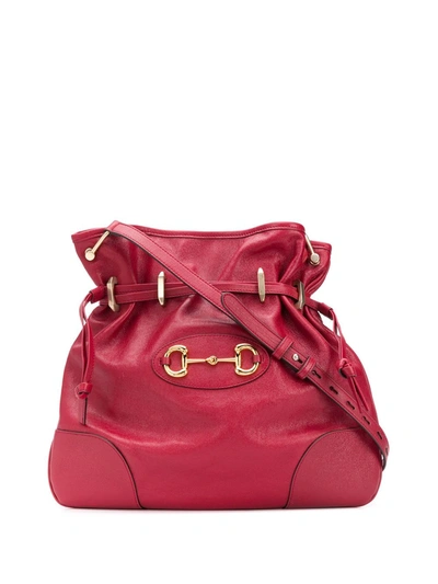 Gucci 1955 Horsebit Messenger Bag In Red