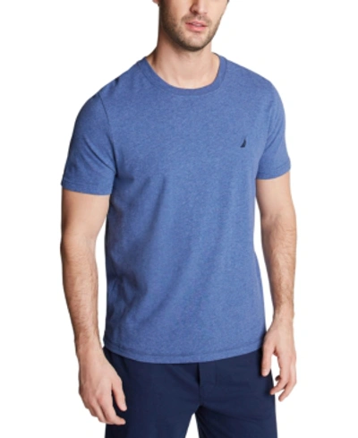 Nautica Men's Knit Pajama T-shirt In Blue Indigo Heather