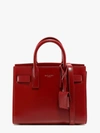 Saint Laurent Sac De Jour Handbag In Red