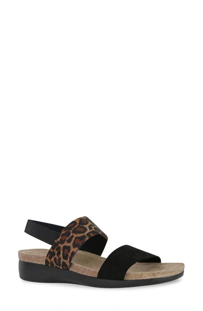 Munro Pisces Sandal In Leopard Print