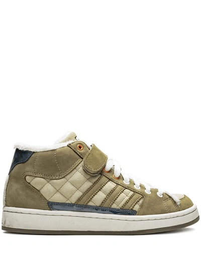Adidas Originals Superskate Mid Trainers In Green