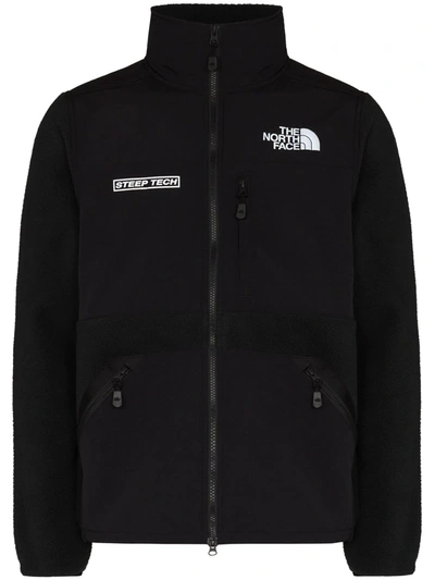 The North Face Steep Tech Full Zip Fleece Sweatshirt In Black