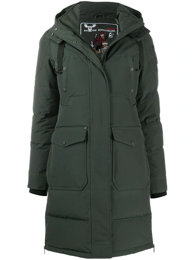 Moose Knuckles Bonaventure Parka In Green