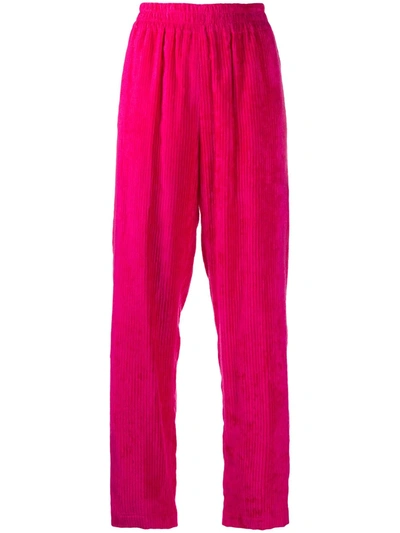 Manuel Ritz Corduroy Straight-leg Trouser In Pink