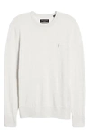 Allsaints Mode Slim Fit Merino Wool Sweater In Fog Grey Marl