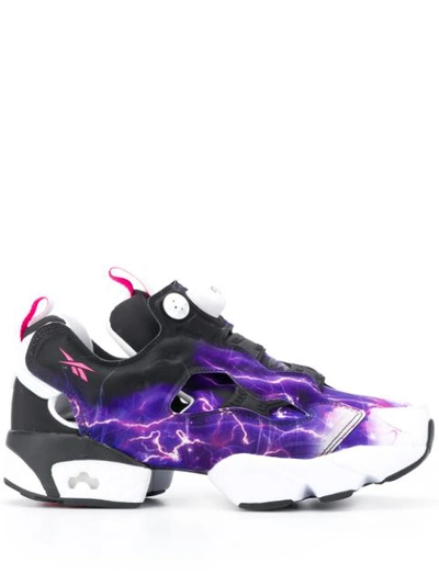 Reebok Instapump Fury Trainers In Multicolor Nylon In Purple