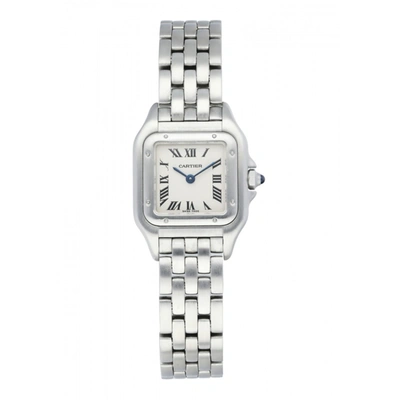 Cartier Panthere Midsize 22mm Steel Ladies Watch Wspn0006 Box In Not Applicable