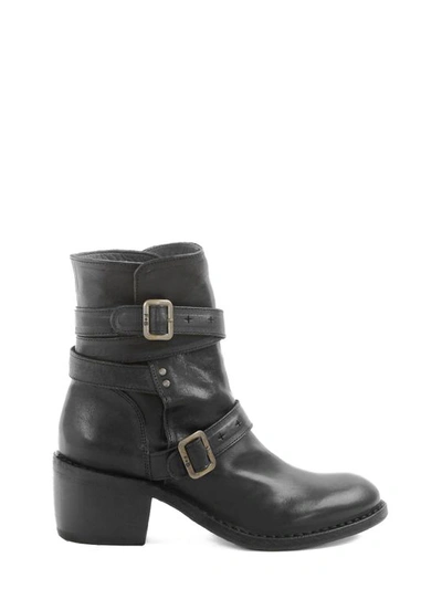 Fiorentini + Baker Black 'roky' Leather Boots