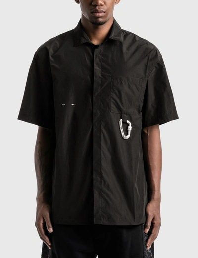 Heliot Emil Tech Shirt With Carabiner In Black