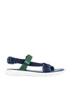 Valentino Garavani Sandals In Dark Blue