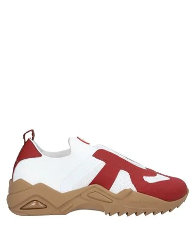 Maison Margiela Sneakers In Brick Red