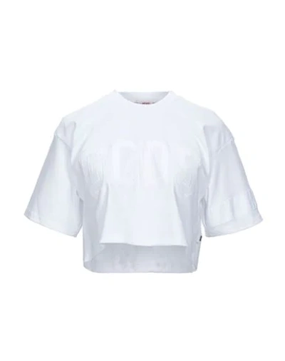 Gcds Sweatshirts In White