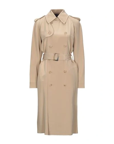 Ralph Lauren Overcoats In Beige