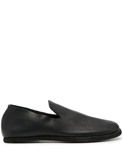 Guidi Uni Minimal Loafers In Black