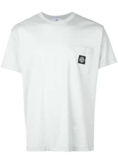 Stone Island T-shirt Mit Logo In Green