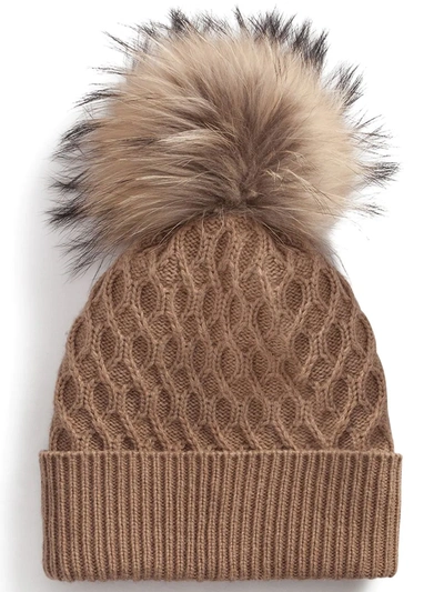 Dolce & Gabbana Cable-knit Beanie Hat In Neutrals