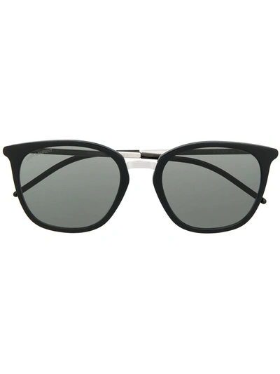 Saint Laurent Sl375 Slim Sunglasses In Silver