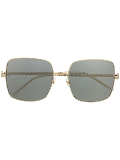 Elie Saab Oversized Square Sunglasses