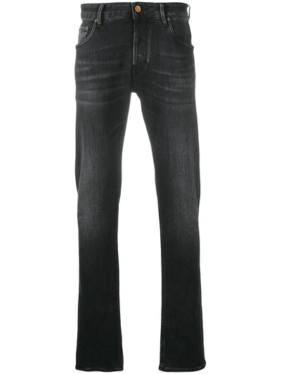 Hand Picked Orvieto Slim-fit Jeans In Black