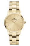 Daniel Wellington Iconic Unitone Bracelet Watch, 28mm In Rose Gold