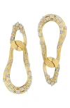 Hueb Bahia Diamond Earrings In Yellow Gold/ Diamond
