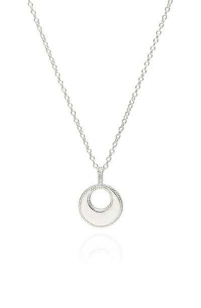 Anna Beck Small Open Circle Necklace In Gold/ Silver