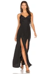 Capulet Gina Plunging Maxi Dress In Black