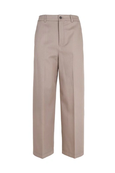 Agnona Trousers In Beige