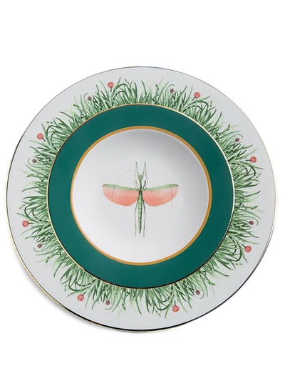La Doublej Libellula Dinner Plates (set Of 2) In Green