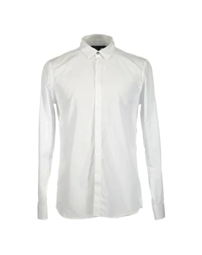 Marc By Marc Jacobs Long Sleeve Shirts In White