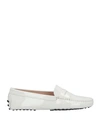 Tod's Loafers In Ivory