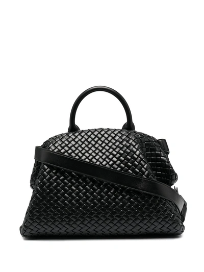 Bottega Veneta Leather Handbag In Black