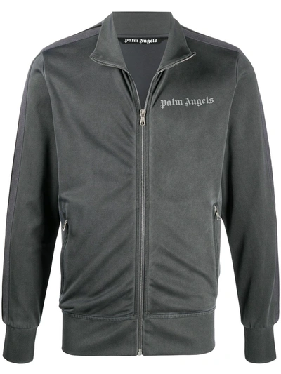 Palm Angels Cotton Jacket In Black