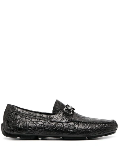 Ferragamo Parigi Leather Loafer In Black