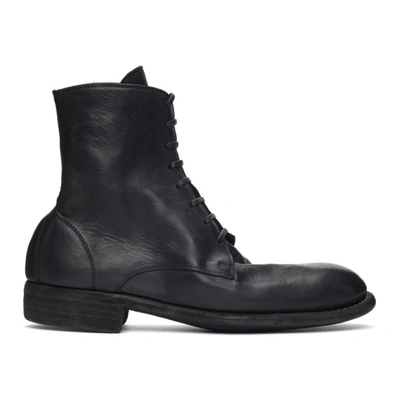 Guidi Black 995 Lace-up Boots In Blkt