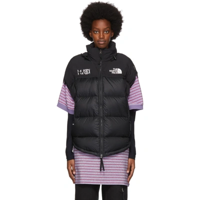 Mm6 Maison Margiela Black The North Face Edition Down Circle Jacket In 900 Black
