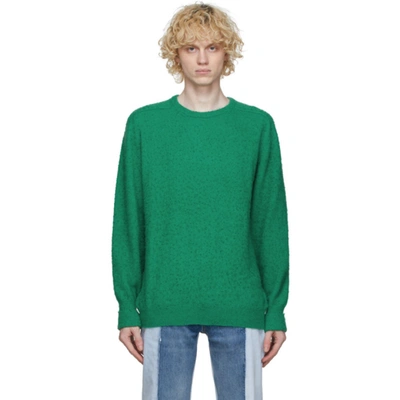 Maison Margiela Green Gauge 7 Sweater In 639 Greenfl