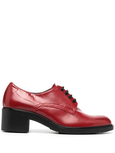 Fratelli Rossetti Patent Leather Lace-up Shoe In Red
