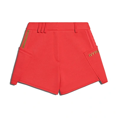 Pre-owned Adidas Originals Adidas Ivy Park Suit Shorts Real Coral/mesa