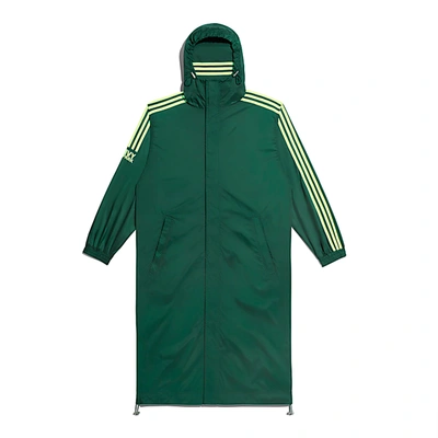 Pre-owned Adidas Originals Adidas Ivy Park Wind Jacket (gender Neutral) Dark Green/hi-res Yellow