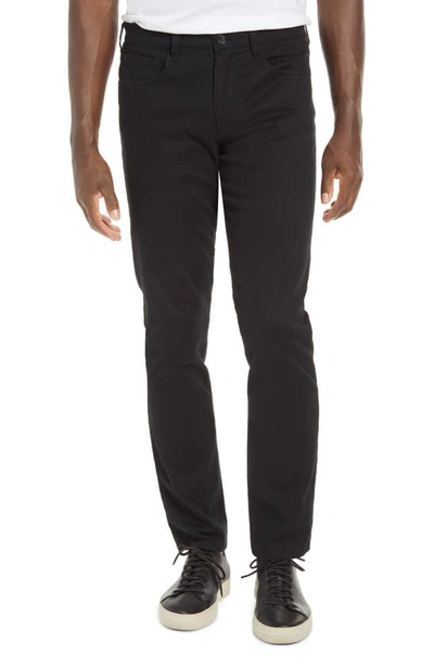 Vince Dylan Slim Fit Five Pocket Pants In Black