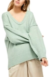 Free People Brookside Sweater In Spearmint