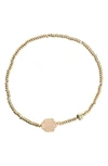 Kendra Scott Tomon Stretch Bracelet In Rose Quartz